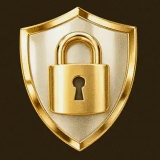Shield with padlock — Roospin