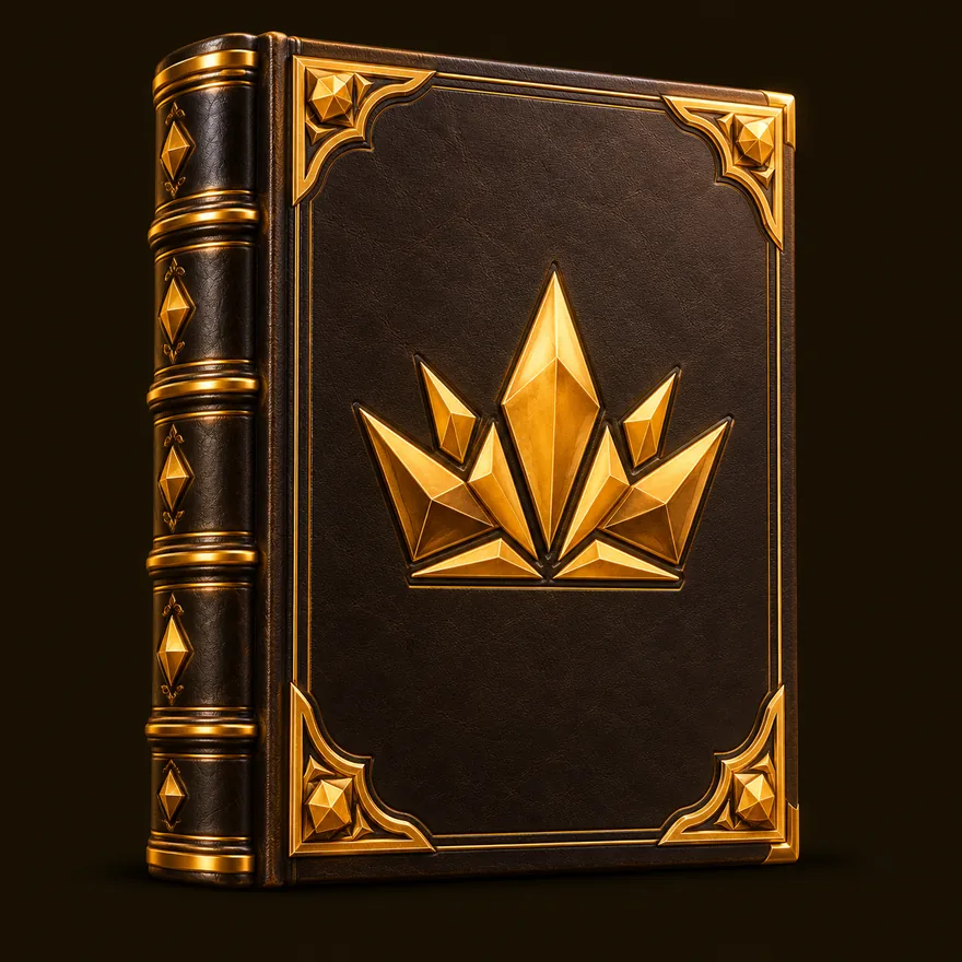 Ornate royal book — Roospin