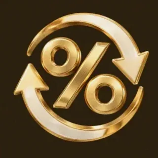 Percent cycle icon — Roospin