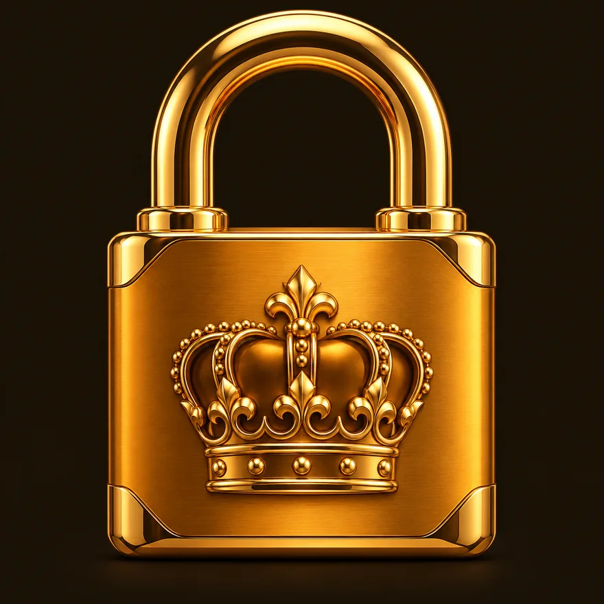 Royal padlock — Roospin