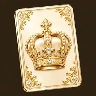 Royal crown card — Roospin