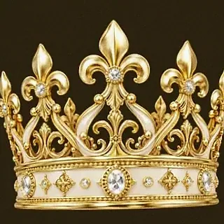 Jeweled royal crown — Roospin
