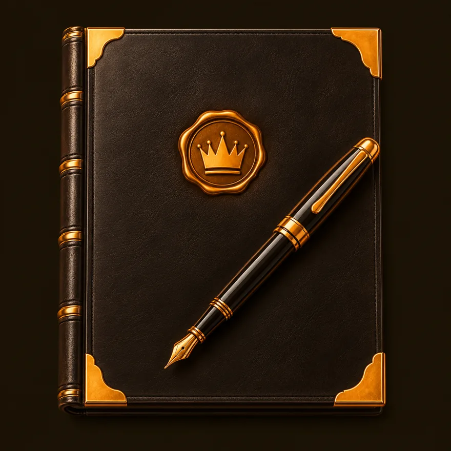 Leather casino ledger — Roospin