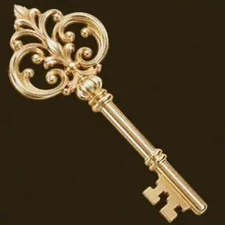 Ornate antique key — Roospin